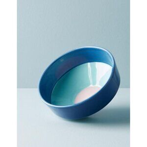 Anthropologie Cereal Bowl Fitzroy Dawn Vachon Blue Pink